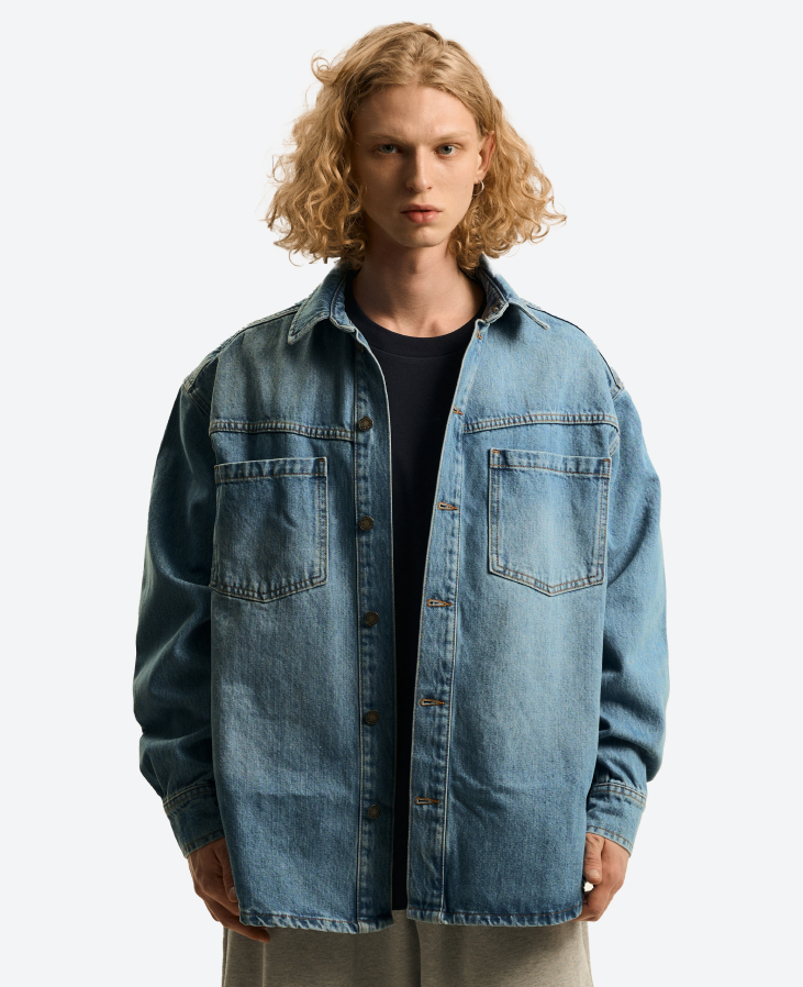 Джинсовая рубашка