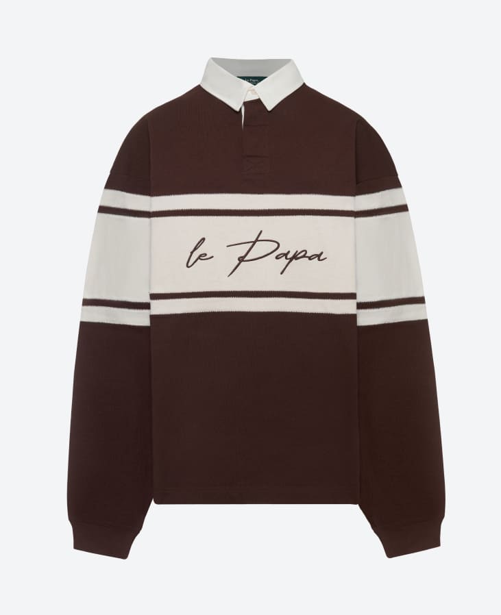 Лонгслив Le Papa коричневый