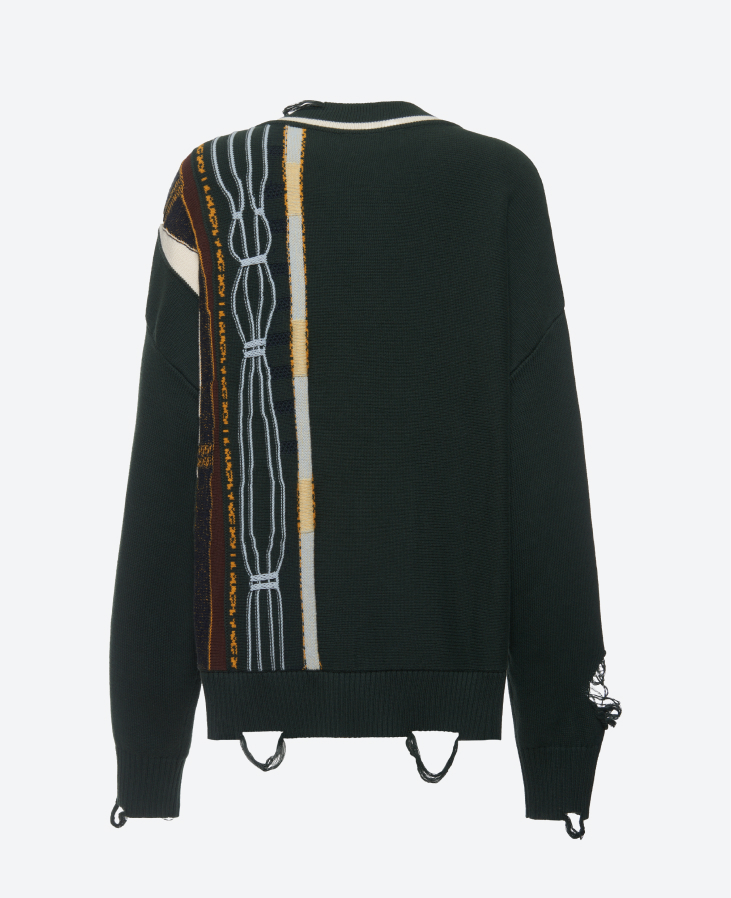 Кардиган зеленый