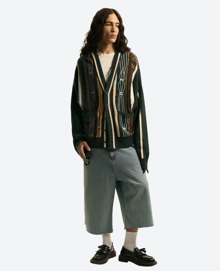 Кардиган зеленый