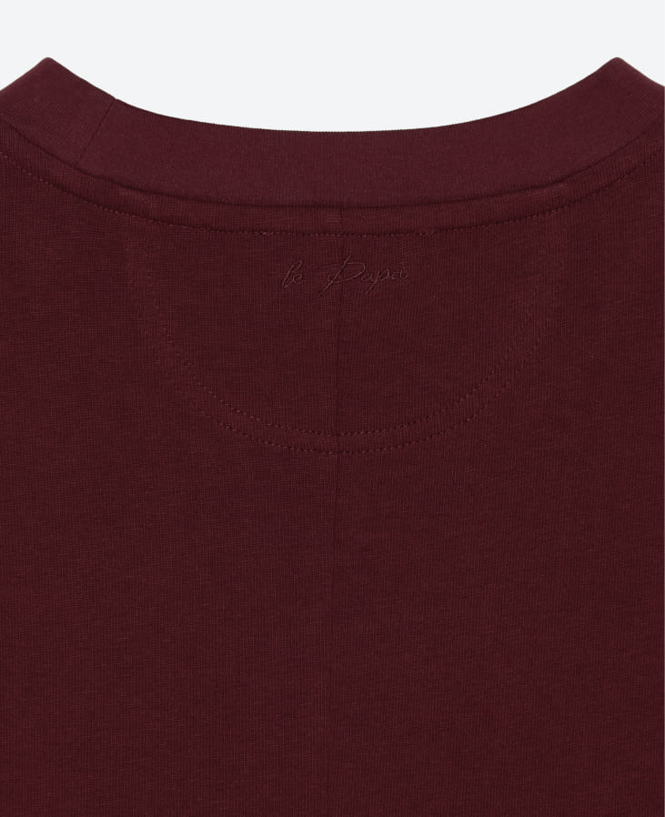 Лонг База бордовый