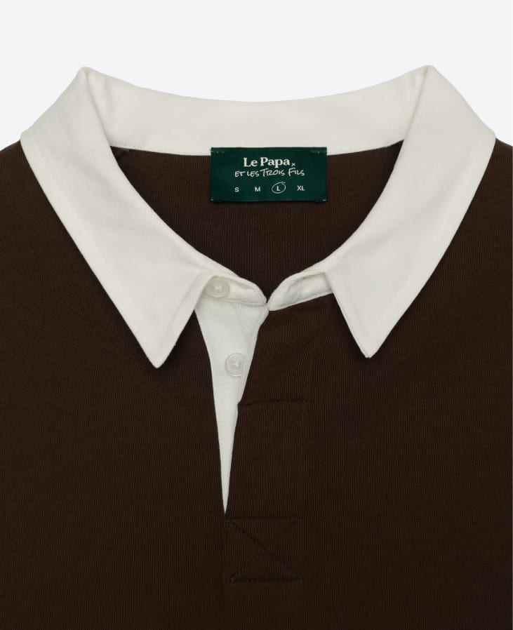 Лонгслив Le Papa коричневый