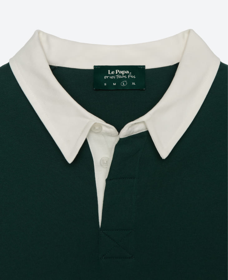 Лонгслив Le Papa зеленый