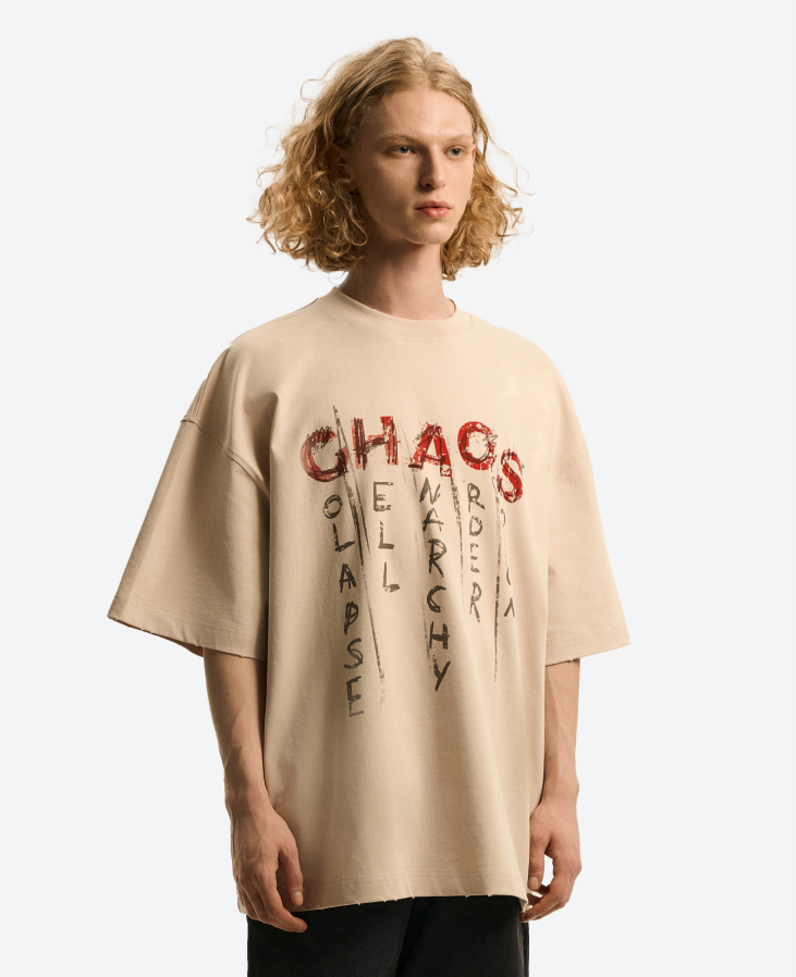 Футболка Chaos молочная