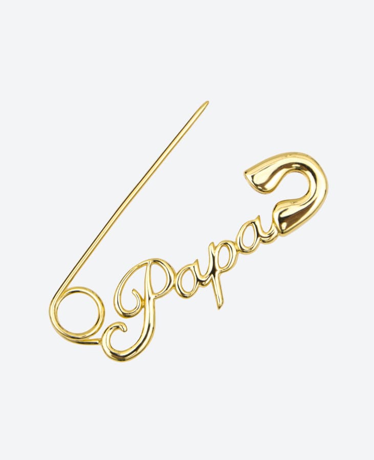 Булавка Le Papa золотистая