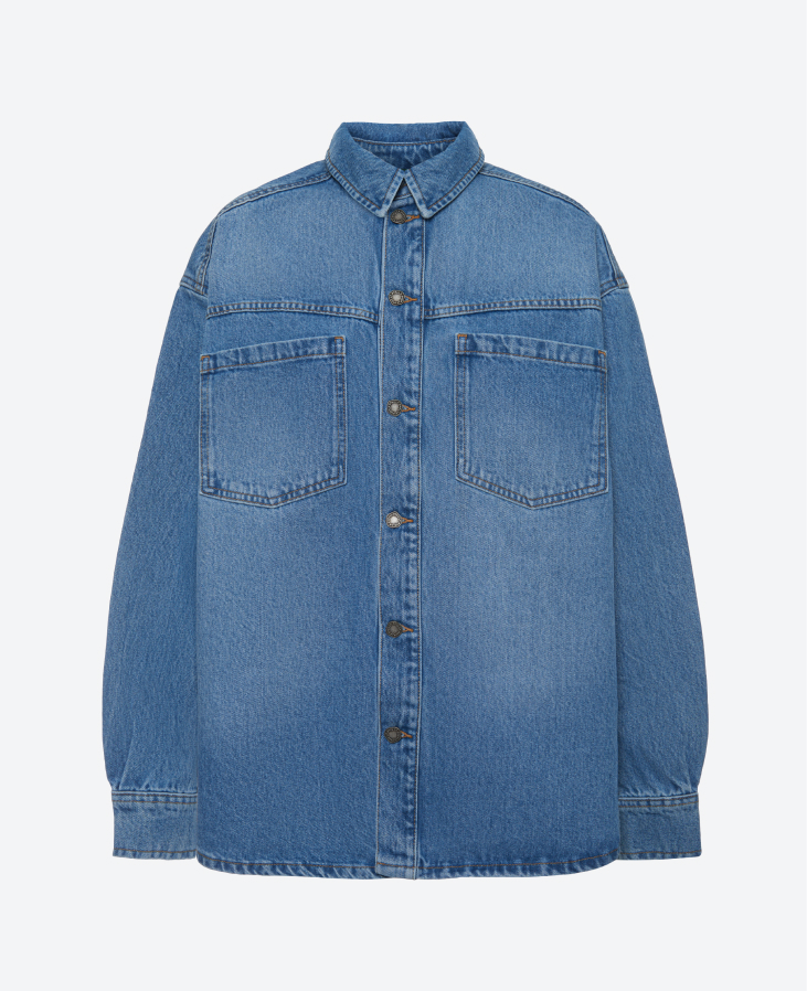 Джинсовая рубашка