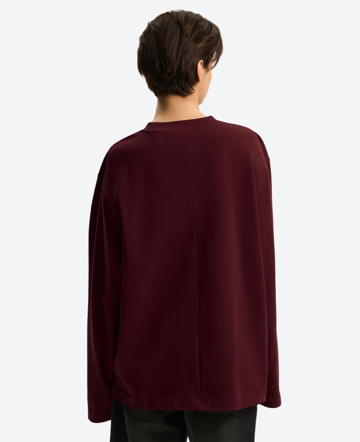 Лонг База бордовый