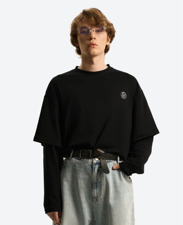 Лонг двойной черный