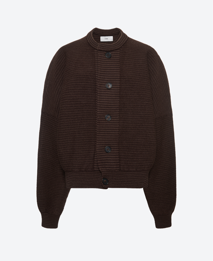 Бомбер вязанный