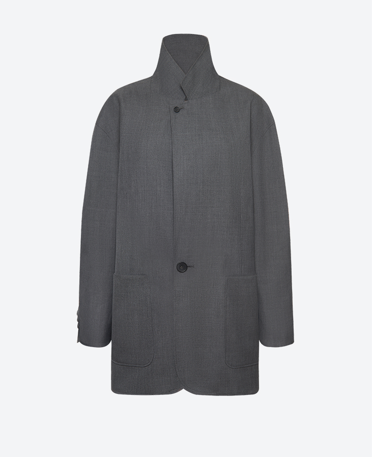 Пиджак серый