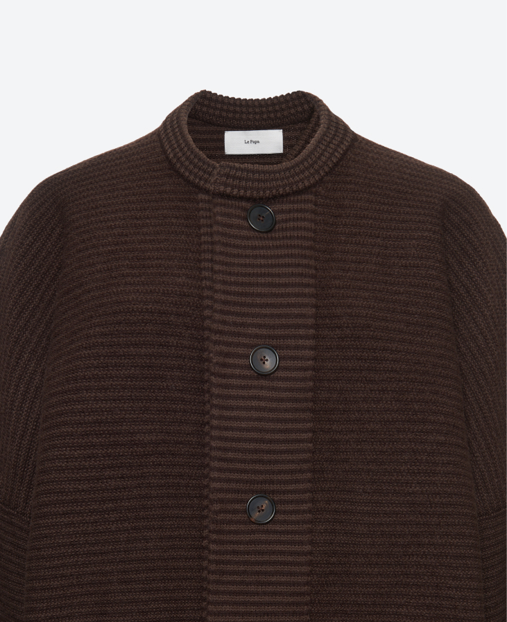 Бомбер вязанный