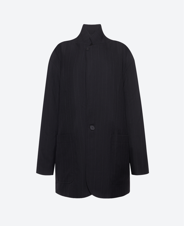 Пиджак в полоску