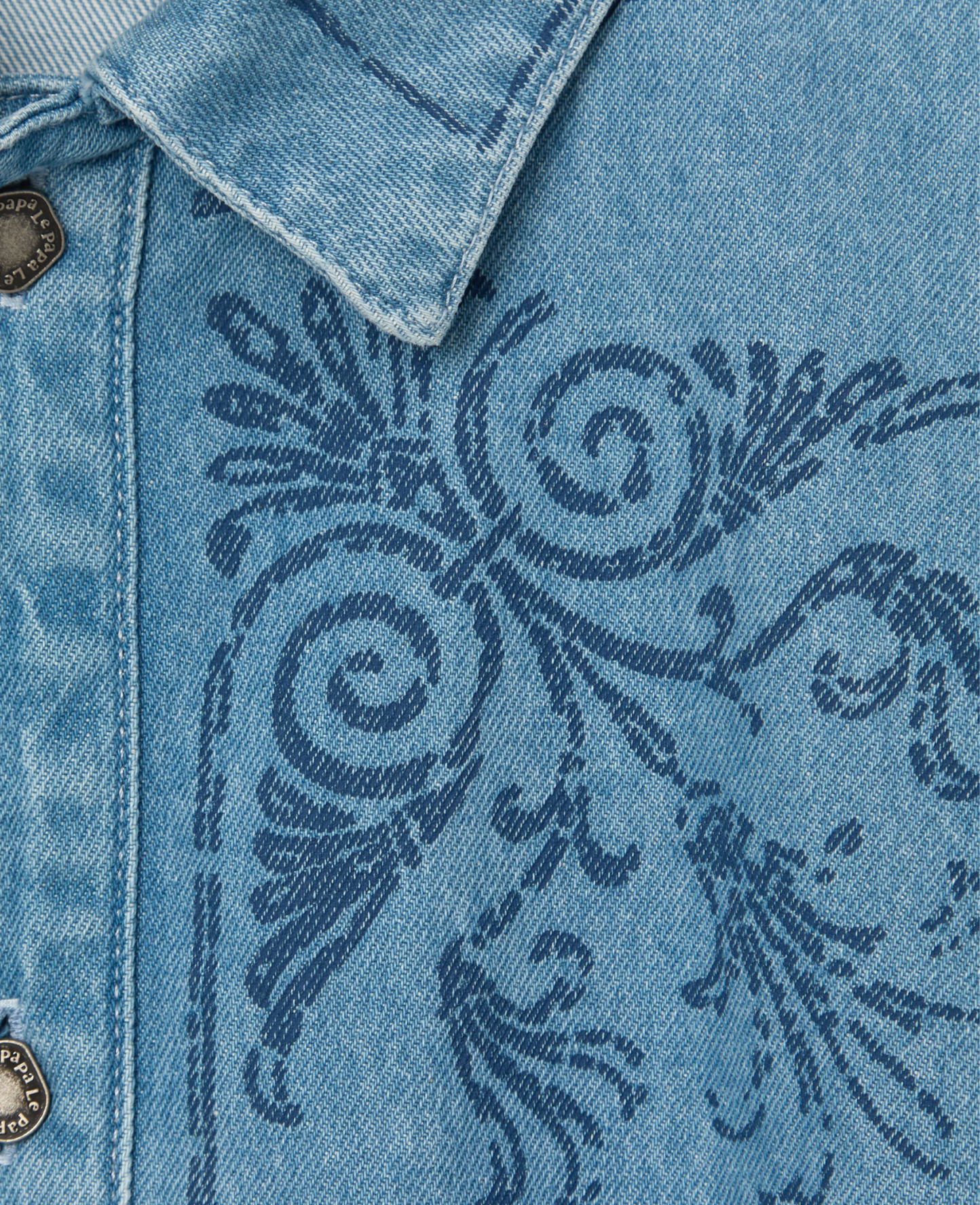 Джинсовая рубашка Les Trois Fils