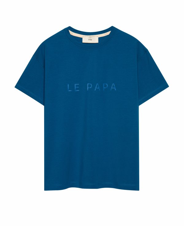 Футболка синяя Le Papa
